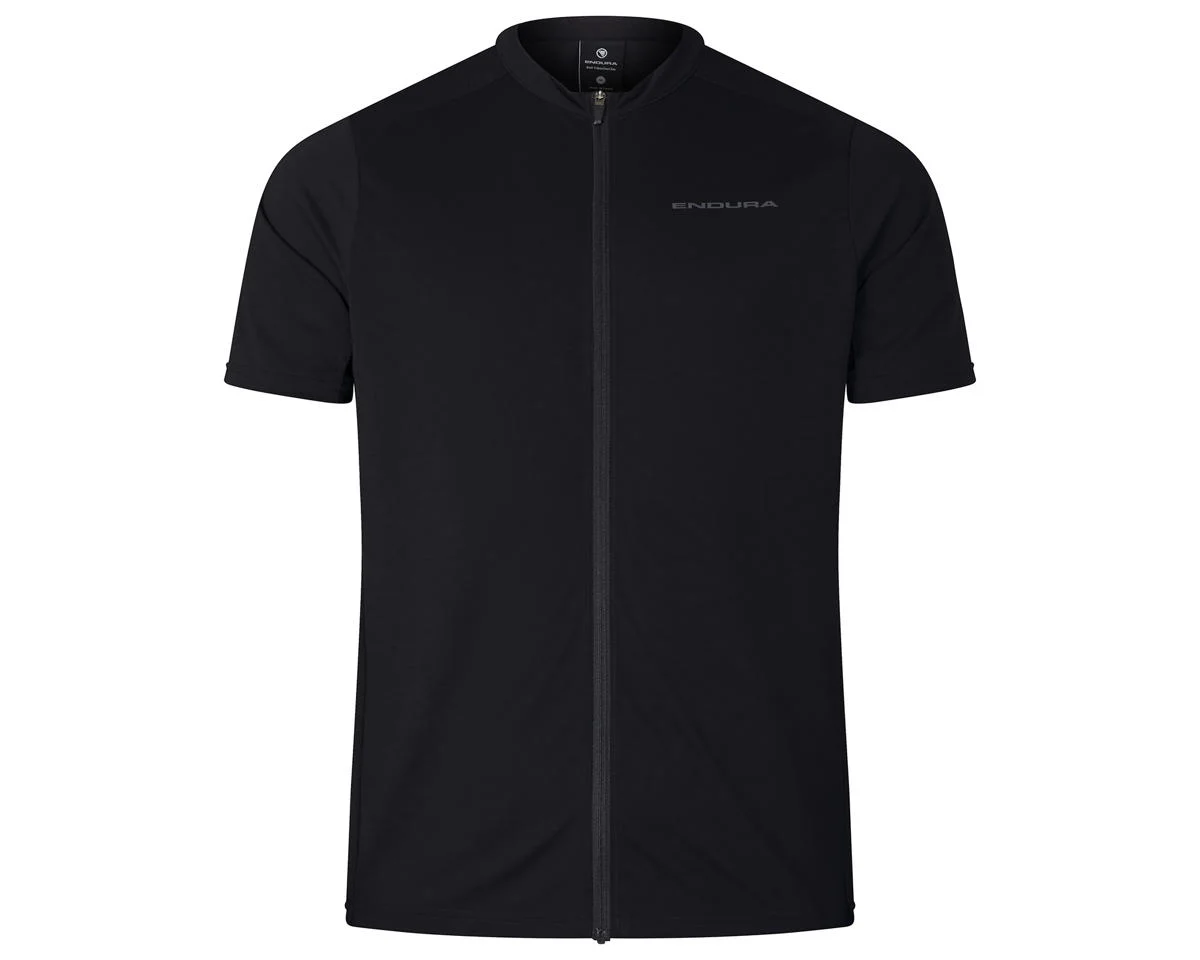 Endura Loop Short Sleeve Zipped Jersey (Black) (M)